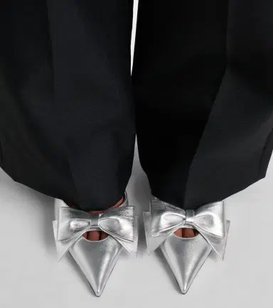 Valentino Garavani Metallic leather mules | Thumbnail 6