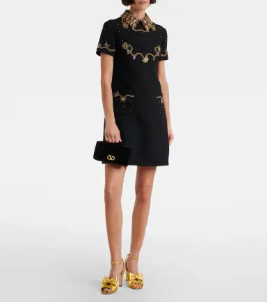 Valentino Garavani Bowow 95 metallic leather sandals | Thumbnail 5