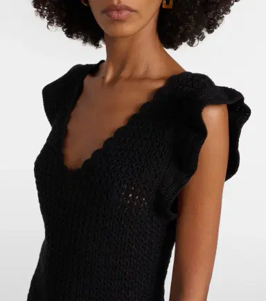 Melissa Odabash Bailey knitted cotton minidress | Thumbnail 4