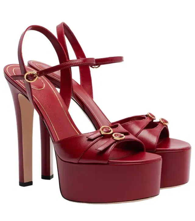 Valentino Garavani Crasher 145 leather platform sandals