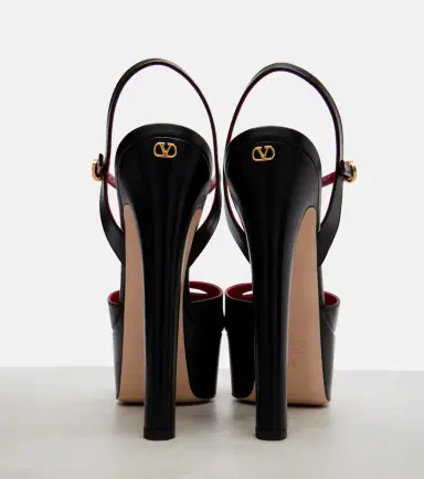 Valentino Garavani Crasher 145 leather platform pumps | Thumbnail 2