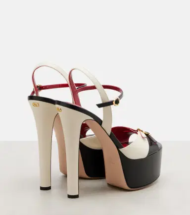 Valentino Garavani Crasher leather platform sandals | Thumbnail 3