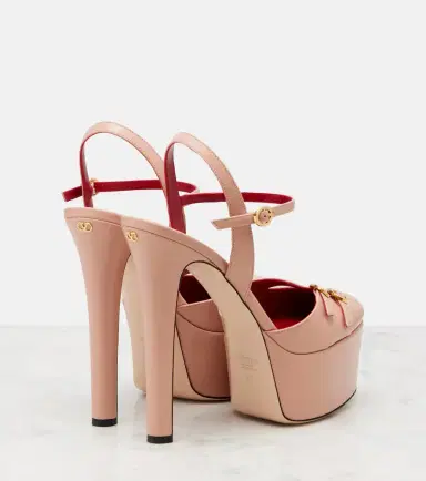 Valentino Garavani Crasher 145 leather platform pumps | Thumbnail 2