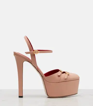 Valentino Garavani Crasher 145 leather platform pumps | Thumbnail 3