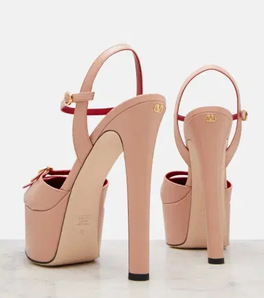 Valentino Garavani Crasher 145 leather platform pumps | Thumbnail 4