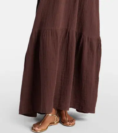 Melissa Odabash Shay halterneck cotton maxi dress | Thumbnail 4