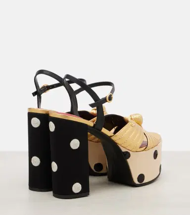 Valentino Garavani Crasher VLogo sequined leather sandals | Thumbnail 3