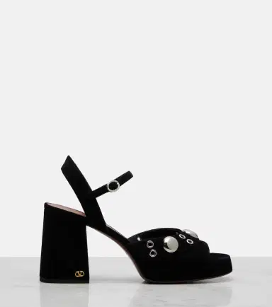 Valentino Garavani Embellished leather sandals | Thumbnail 2 Valentino Garavani Embellished leather sandals | Thumbnail 2
