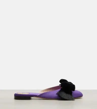 Valentino Garavani Reinette bow-detail satin flats | Thumbnail 2 Valentino Garavani Reinette bow-detail satin flats | Thumbnail 2