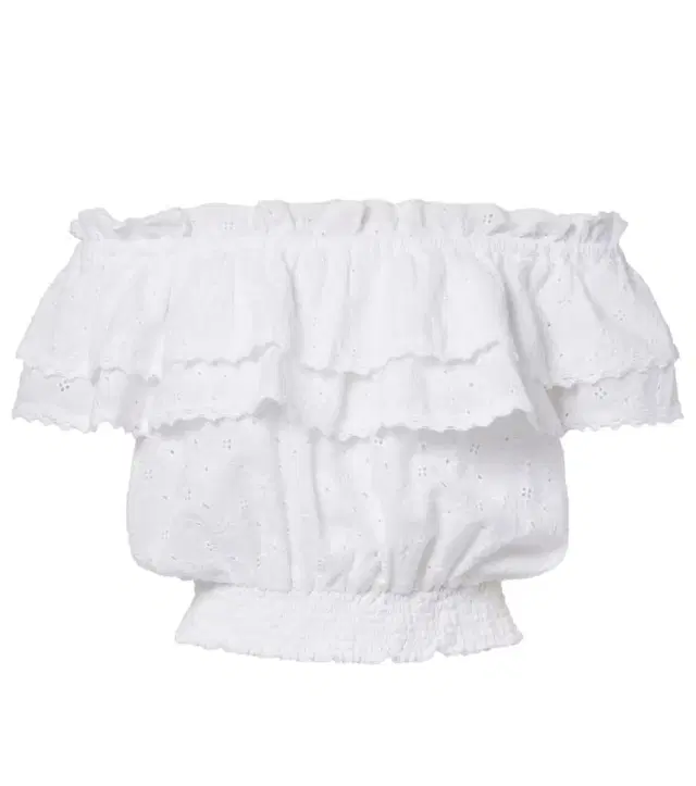 Melissa Odabash Ruth broderie anglaise cotton crop top