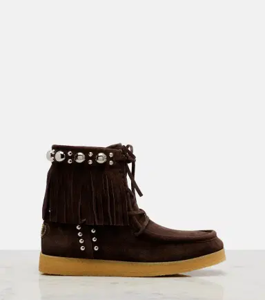 Valentino Garavani Nellcôte studded suede ankle boots | Thumbnail 3