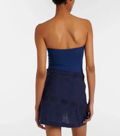 Melissa Odabash Embroidered cotton beach cover-up | Thumbnail 4