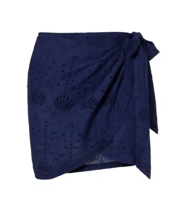 Melissa Odabash Embroidered cotton beach cover-up | Thumbnail 1