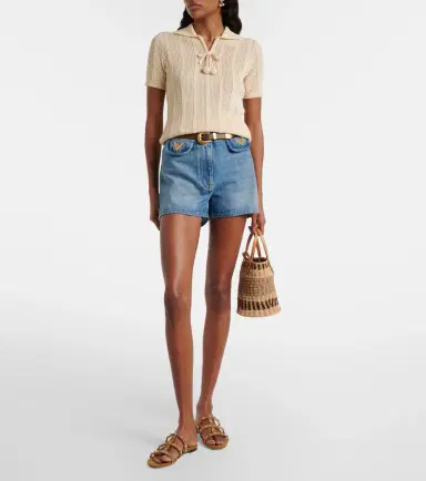 Valentino Garavani Embellished suede sandals | Thumbnail 5