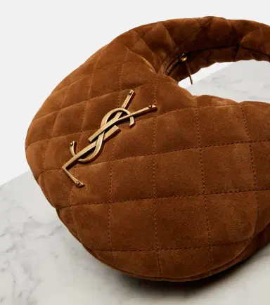 Saint Laurent Icarino Baby quilted suede top-handle bag | Thumbnail 2