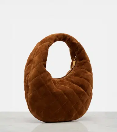 Saint Laurent Icarino Baby quilted suede top-handle bag | Thumbnail 3