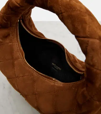 Saint Laurent Icarino Baby quilted suede top-handle bag | Thumbnail 4