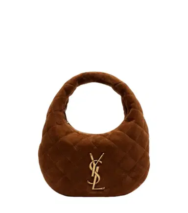 Saint Laurent Icarino Baby quilted suede top-handle bag | Thumbnail 1