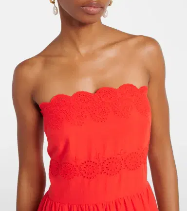 Melissa Odabash Sophie broderie anglaise cotton maxi dress | Thumbnail 3