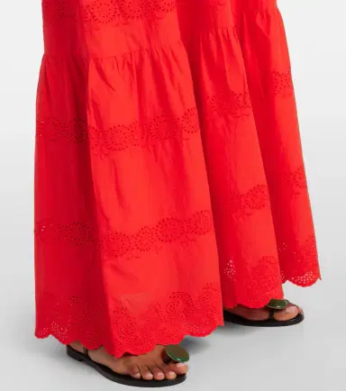 Melissa Odabash Sophie broderie anglaise cotton maxi dress | Thumbnail 4