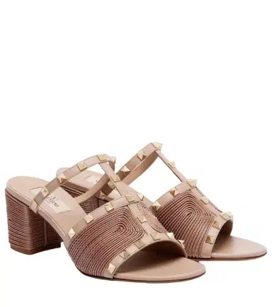 Valentino Garavani Rockstud 60 leather mules | Thumbnail 1 Valentino Garavani Rockstud 60 leather mules | Thumbnail 1