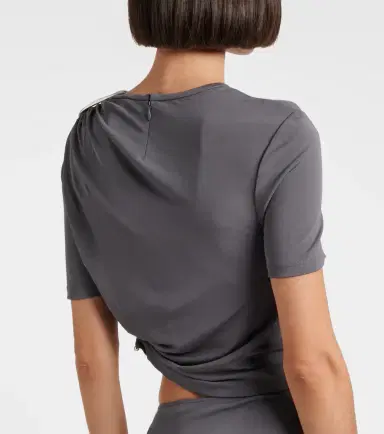 Christopher Esber Orica embellished jersey top | Thumbnail 2
