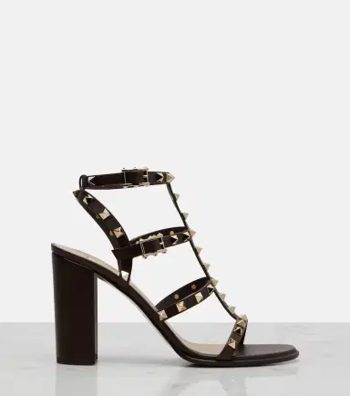 Valentino Garavani Embellished leather sandals | Thumbnail 2 Valentino Garavani Embellished leather sandals | Thumbnail 2