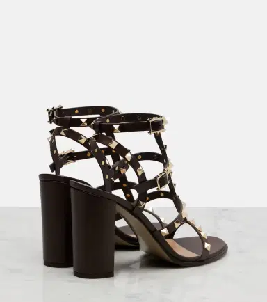 Valentino Garavani Embellished leather sandals | Thumbnail 4 Valentino Garavani Embellished leather sandals | Thumbnail 4