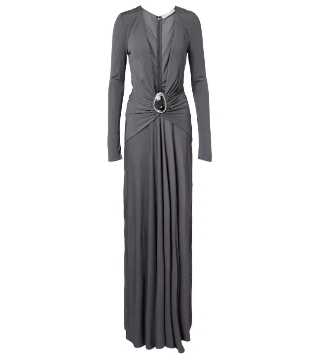 Orica embellished jersey maxi dress