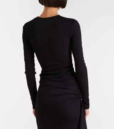 Christopher Esber Cutout ribbed-knit top | Thumbnail 3