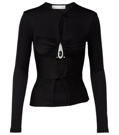 Christopher Esber Cutout ribbed-knit top | Thumbnail 1