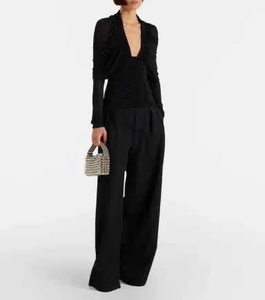 Christopher Esber Ruched jersey top | Thumbnail 3
