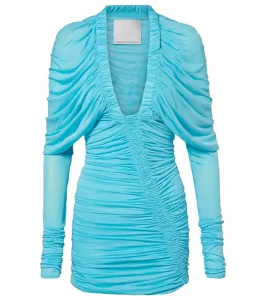 Christopher Esber Orion ruched sheer minidress | Thumbnail 1