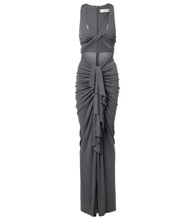 Vivenda cutout gathered gown