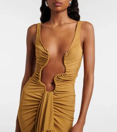 Christopher Esber Salacia cutout draped maxi dress | Thumbnail 3