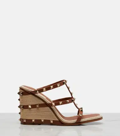 Valentino Garavani Rockstud leather espadrille sandals | Thumbnail 3