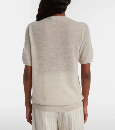 Loro Piana Walnut cashmere, wool, and silk top | Thumbnail 2 Loro Piana Walnut cashmere, wool, and silk top | Thumbnail 2
