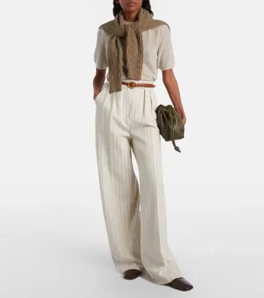 Loro Piana Walnut cashmere, wool, and silk top | Thumbnail 5 Loro Piana Walnut cashmere, wool, and silk top | Thumbnail 5