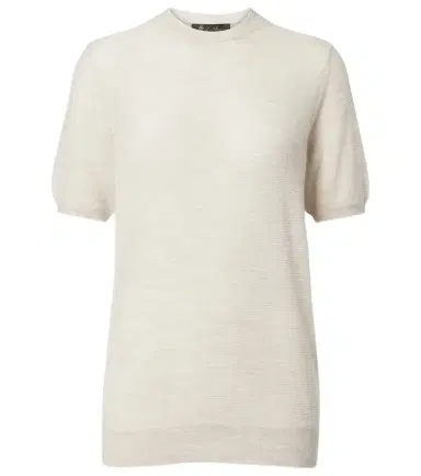 Loro Piana Walnut cashmere, wool, and silk top | Thumbnail 1 Loro Piana Walnut cashmere, wool, and silk top | Thumbnail 1