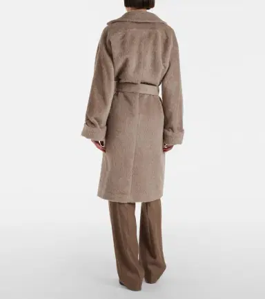 Loro Piana Maria alpaca and wool wrap coat | Thumbnail 5 Loro Piana Maria alpaca and wool wrap coat | Thumbnail 5