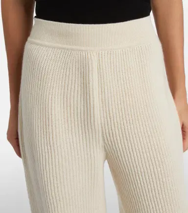 Loro Piana Juniper ribbed-knit cashmere sweatpants | Thumbnail 3 Loro Piana Juniper ribbed-knit cashmere sweatpants | Thumbnail 3