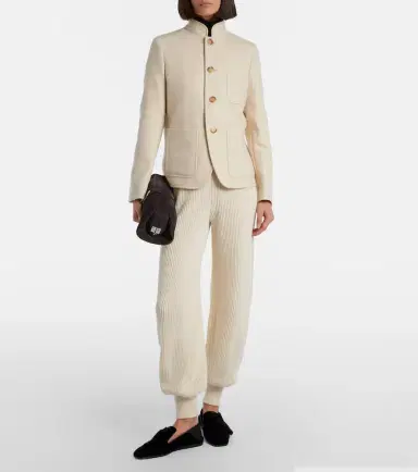 Loro Piana Juniper ribbed-knit cashmere sweatpants | Thumbnail 5 Loro Piana Juniper ribbed-knit cashmere sweatpants | Thumbnail 5