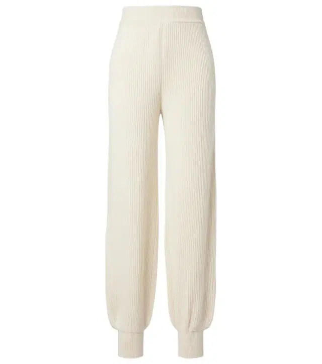 Loro Piana Juniper ribbed-knit cashmere sweatpants