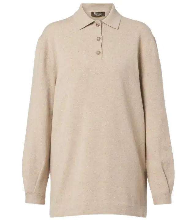 Loro Piana Classic cashmere polo sweater
