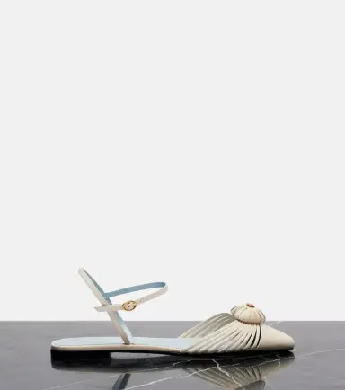 Valentino Garavani Caur Royal leather flats | Thumbnail 4 Valentino Garavani Caur Royal leather flats | Thumbnail 4