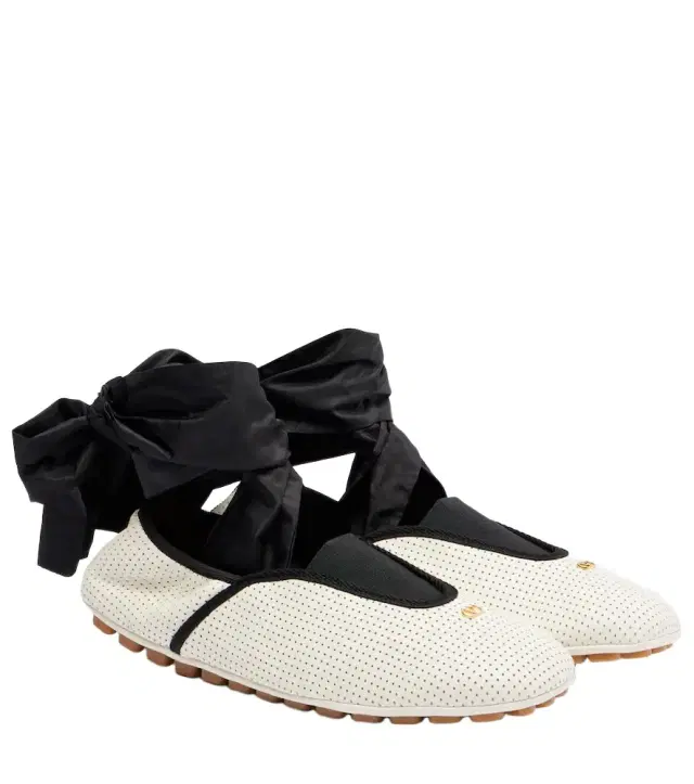 Valentino Garavani Rythmika perforated leather ballet flats