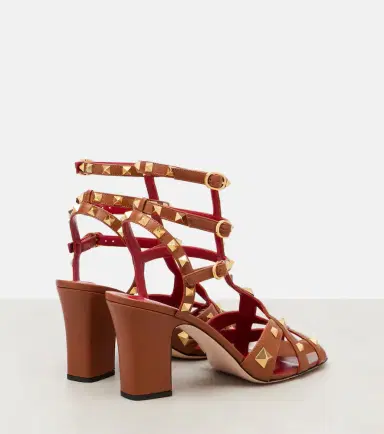 Valentino Garavani Studdy 80 leather sandals | Thumbnail 3 Valentino Garavani Studdy 80 leather sandals | Thumbnail 3