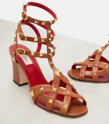 Valentino Garavani Studdy 80 leather sandals | Thumbnail 4 Valentino Garavani Studdy 80 leather sandals | Thumbnail 4