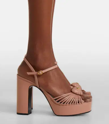 Valentino Garavani Caur Royal 115 leather platform sandals | Thumbnail 6 Valentino Garavani Caur Royal 115 leather platform sandals | Thumbnail 6