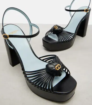 Valentino Garavani Royal VLogo 115 leather platform sandals | Thumbnail 2 Valentino Garavani Royal VLogo 115 leather platform sandals | Thumbnail 2